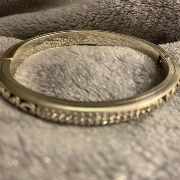 Sacred Cross Hinged Bangle - , - Picture 2 of 5